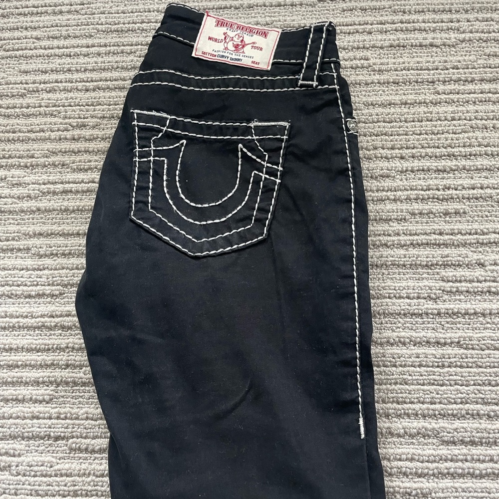True Religion black jeans